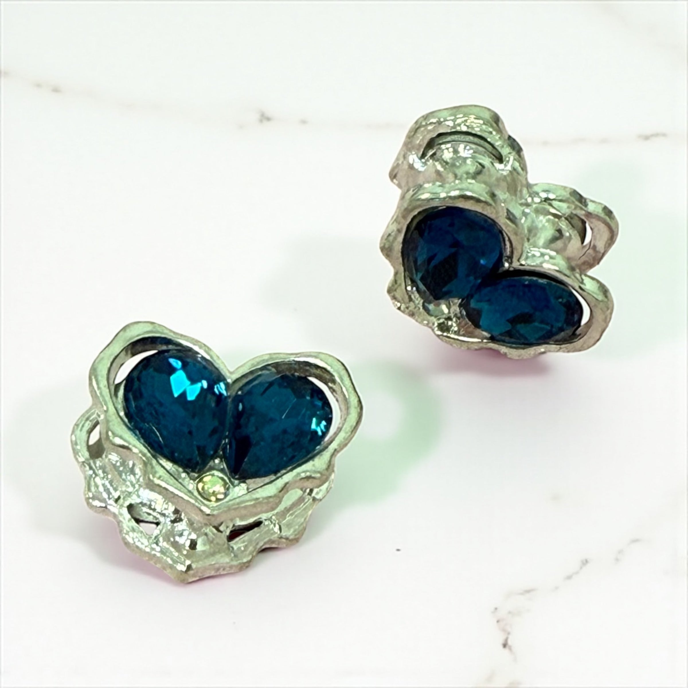 Rhinestone Alloy Hearts