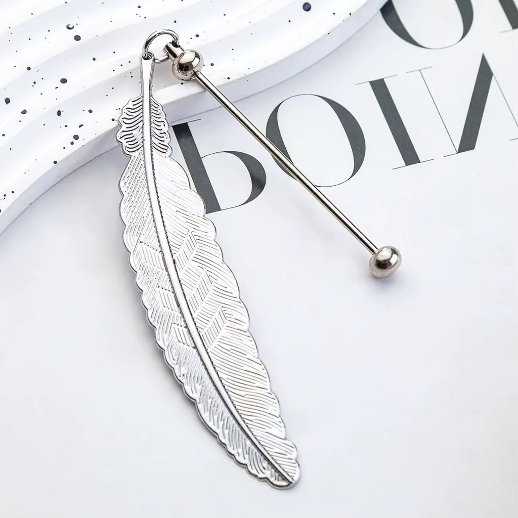 Feather Beadable Bookmark