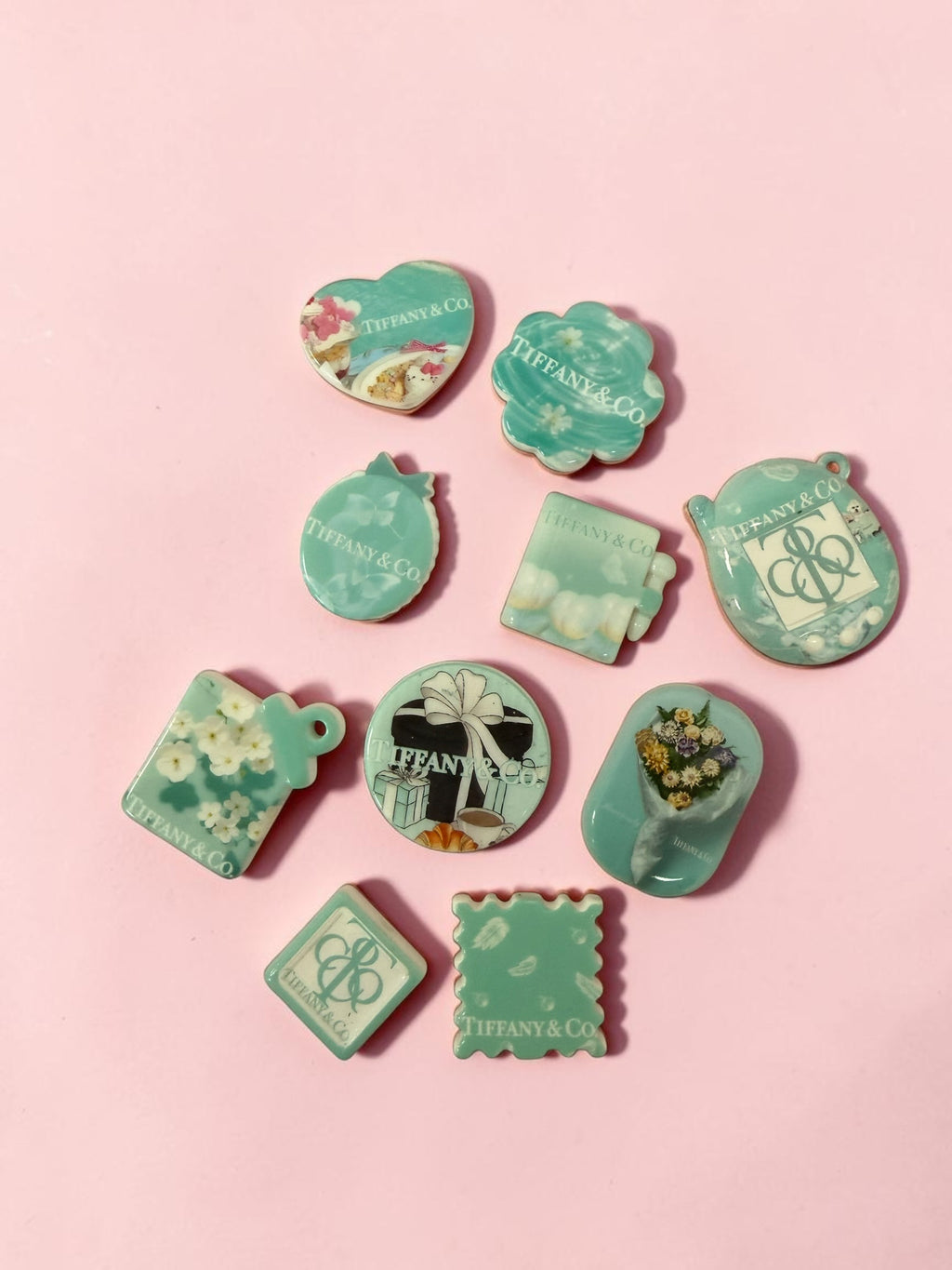 Tiffany Acrylic Shaped Beads-BB9