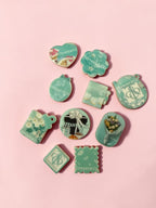Tiffany Acrylic Shaped Beads-BB9