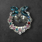 24mm  Alloy Rhinestone Garland Beads