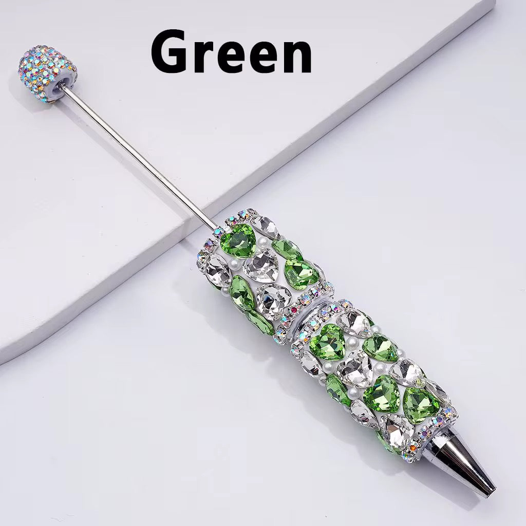 Crystal Heart Rhinestone Beadable Pens
