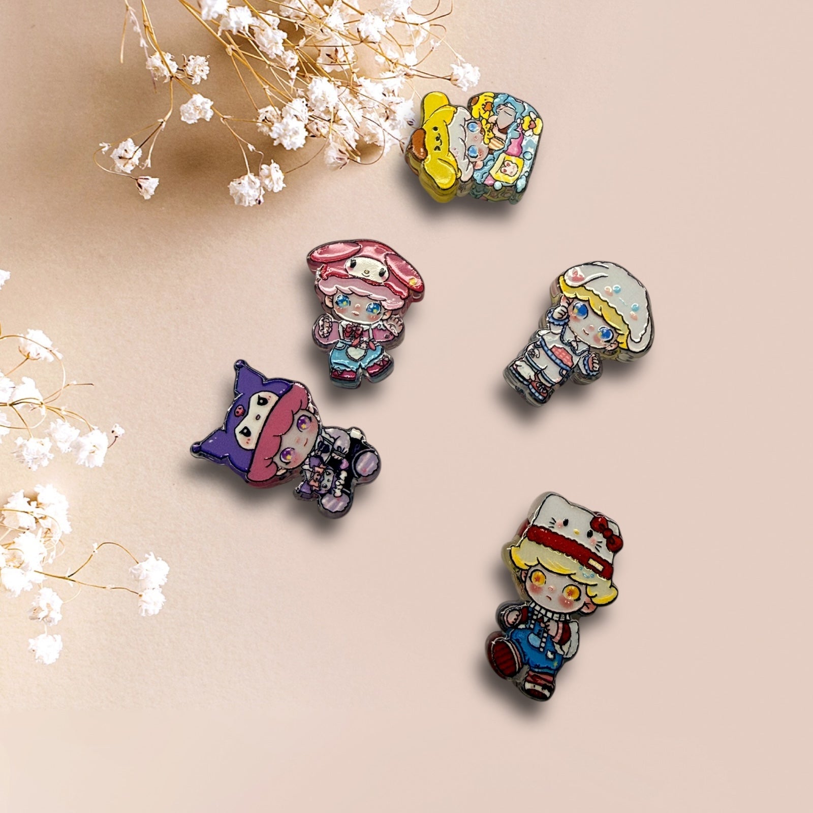 Kawaii Style Focal Acrylic Beads Main image