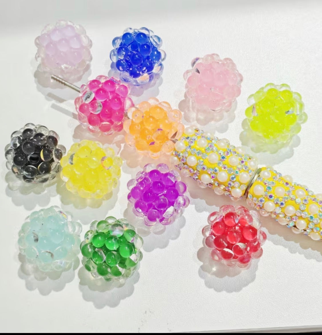 20mm Cristal Brights Bubble Beads (5pcs) Secondary image