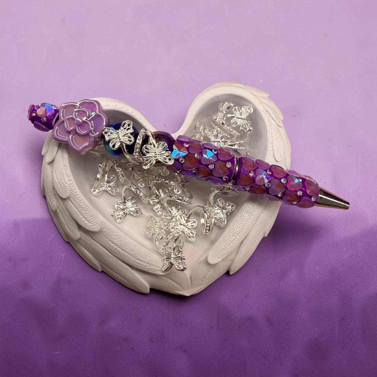 Butterfly Wrap Around Metal Spacer (Gold & Silver)