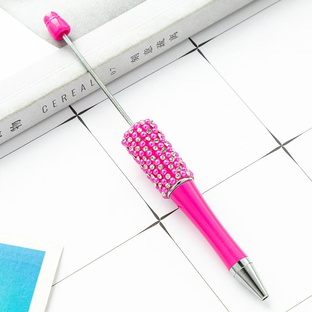 Pearl Rhinestone Beadable Pens