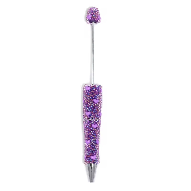 Love Heart Bubble Bright Beadable Pens
