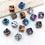 16mm Animal Print Cube Mix-J13