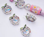 24mm  Alloy Rhinestone Garland Beads