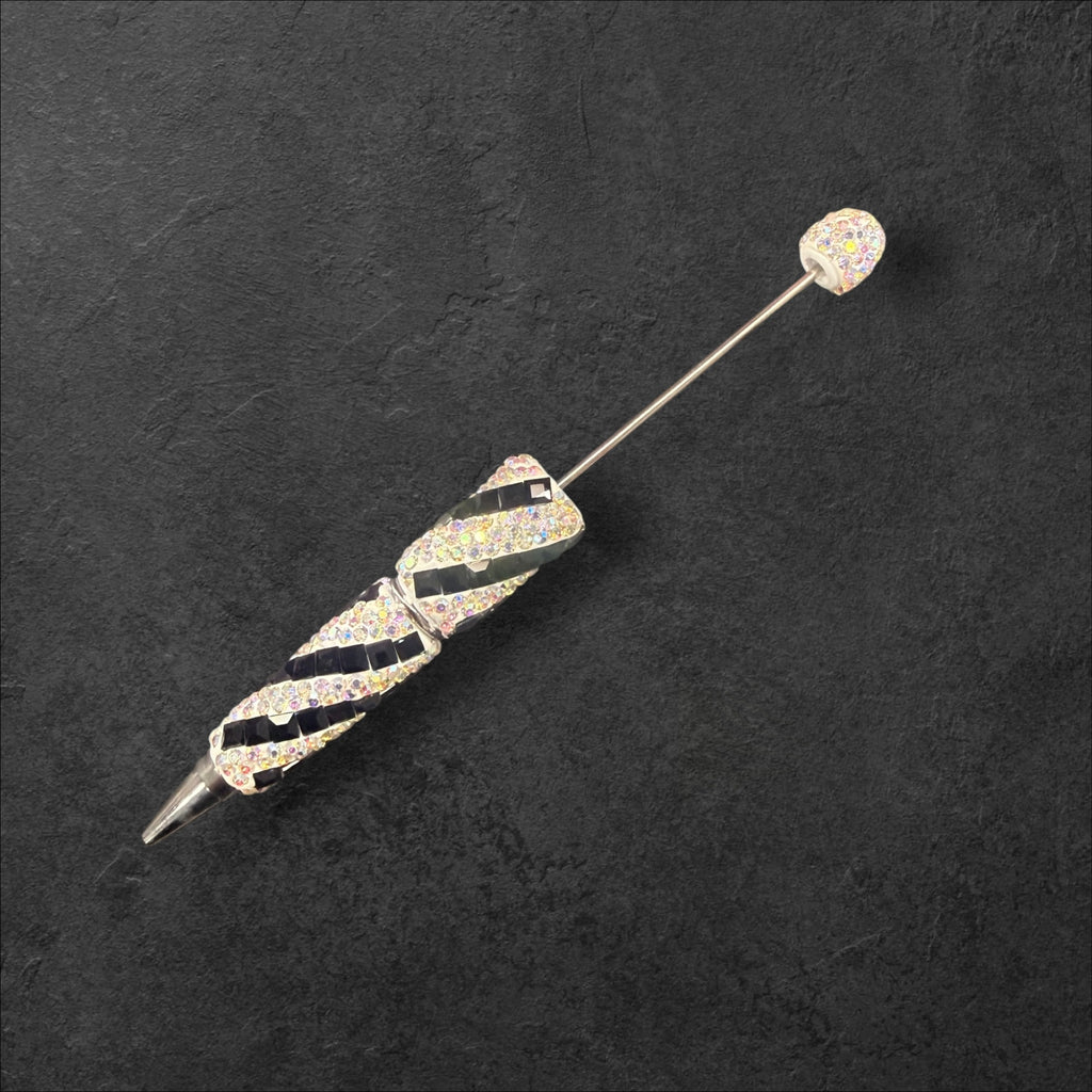 Diagonal Rectangle Square Rhinestone Beadable Pens