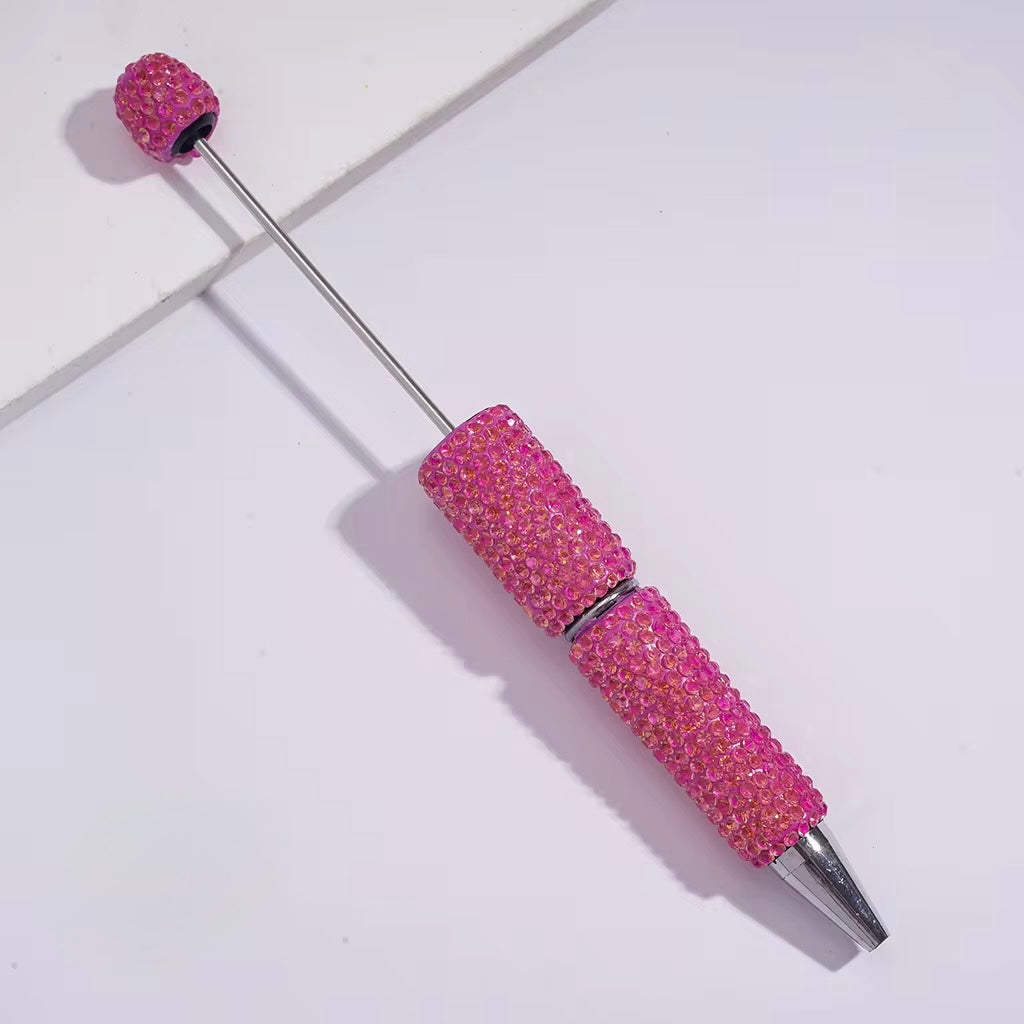 Clear Shinny Rhinestone Clay  Beadable Pens
