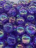 16mm Luminous Glitter Beads (single colors)