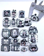 Designer Dora Acrylic Shaped Beads-DD10