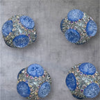 21mm Rhinestone w Gradient Cristal Beads