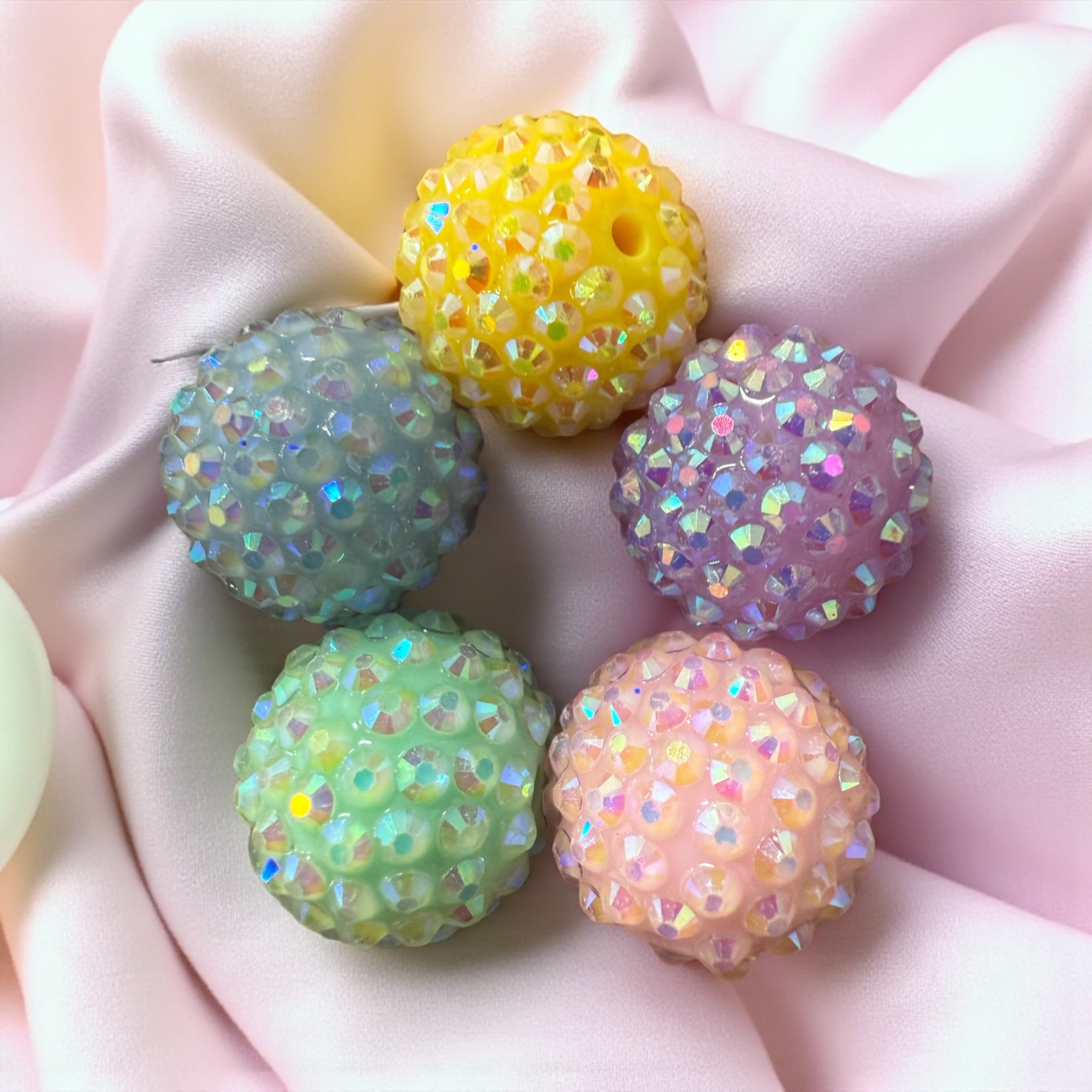 18mm Rhinestones Beads Spring Mix-S13