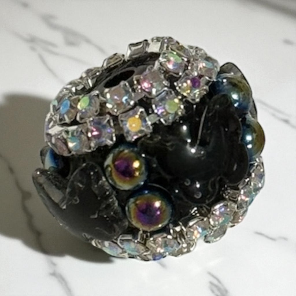 16mm Fancy Crystal Butterfly Beads-S22