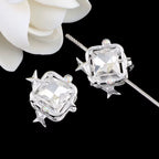 16mm Diamond Star Metal Rhinestone Beads