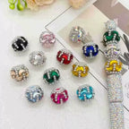 18mm Moon Cristal Rhinestone Beads (5pcs)