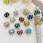 18mm Moon Cristal Rhinestone Beads (5pcs)