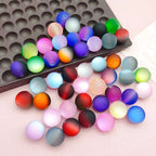 16mm Matte Dual Color Gradient Frosted Beads Mix