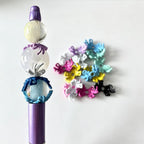 Colorful Metal Bow Bead Caps (10pcs)