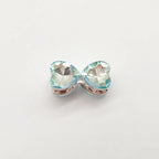 Metal Rhinestone Bow