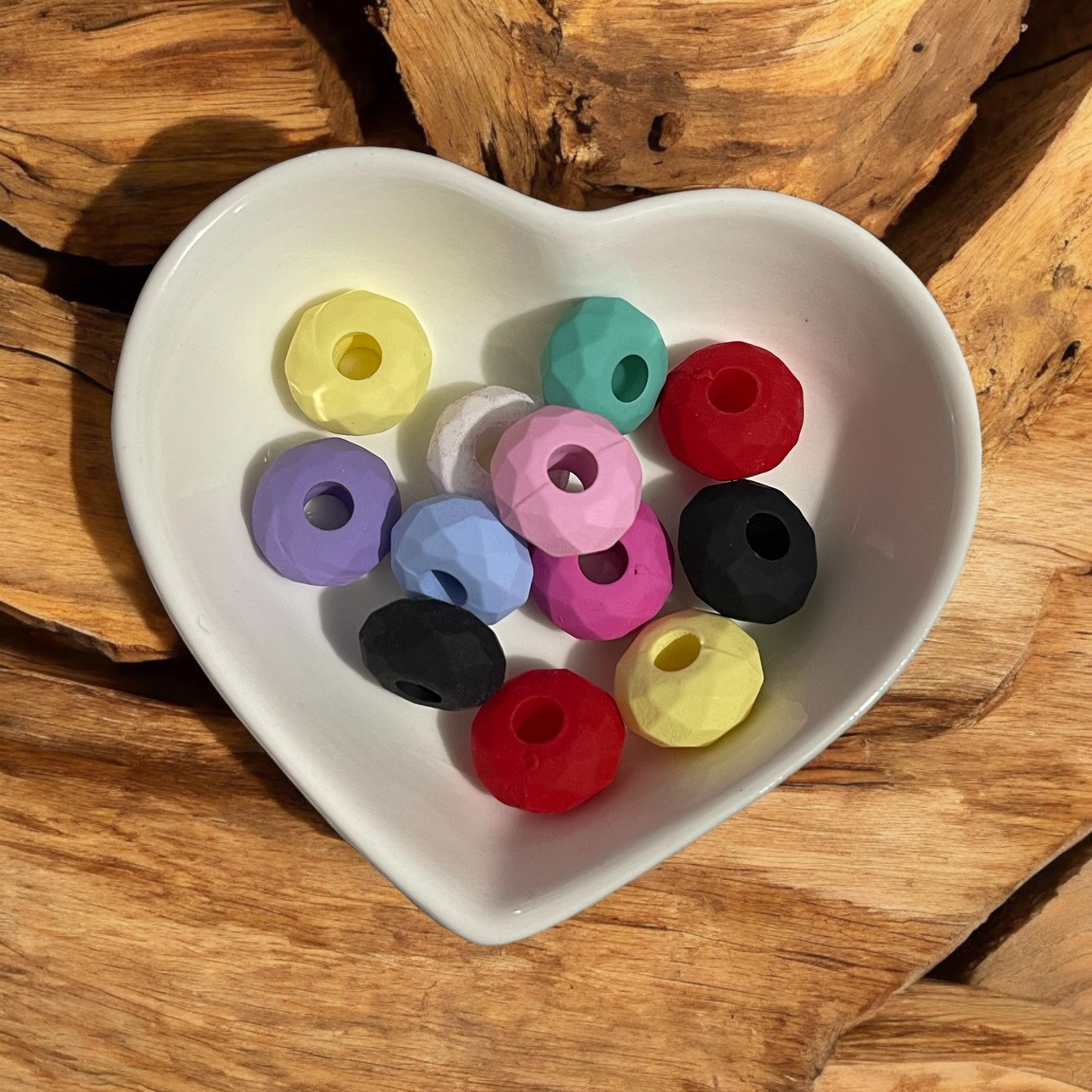 Faceted Matte Colors Spacer MIx Main image