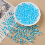 8mm Double Layer Hexagon Small Acrylic (Single Colors)