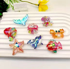 Glitter Sea Creatures Beads Mix-R17
