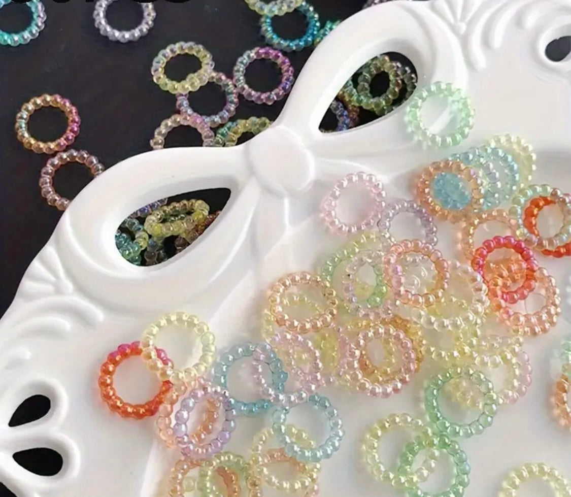 8mm Pearl Spacer 100 pc