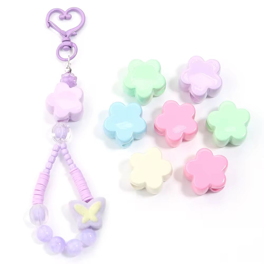 Wide Hole Shape Mix Beads (10pcs)