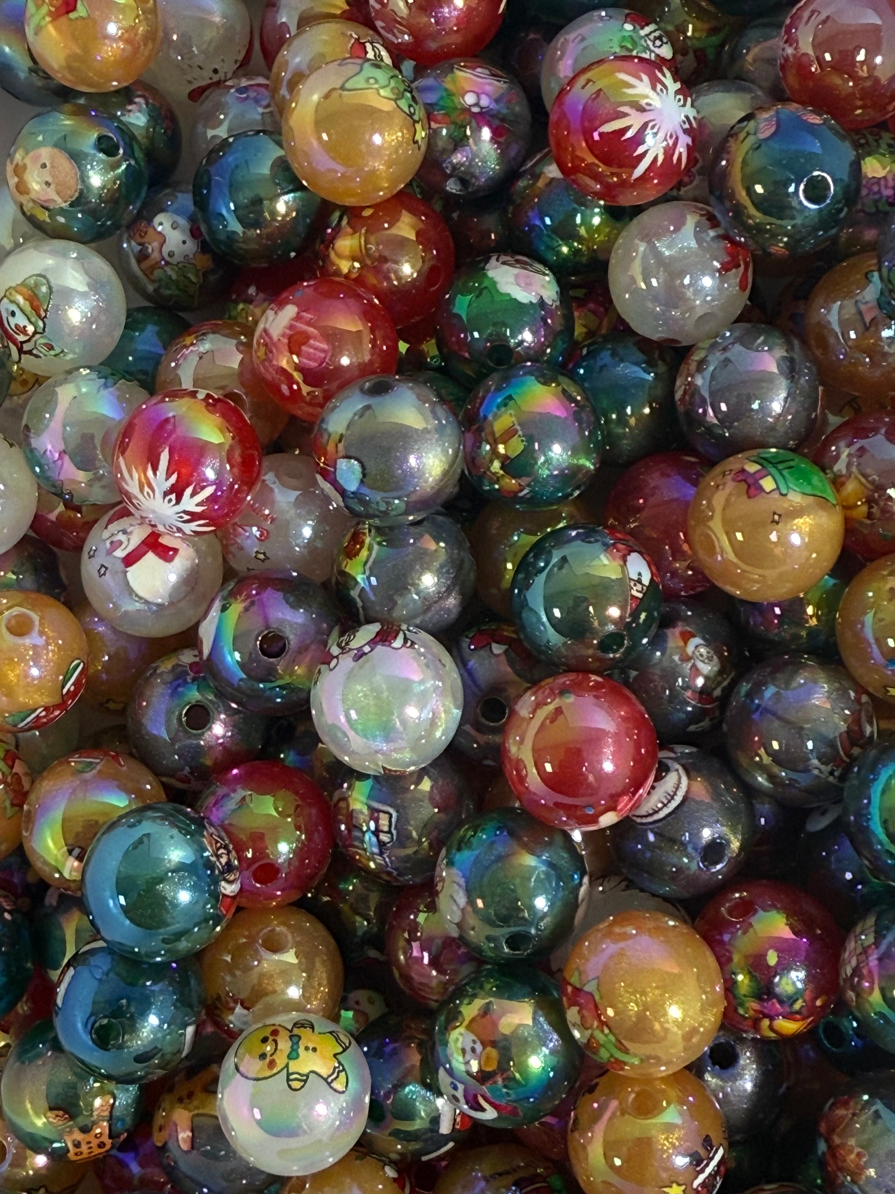 16mm Christmas Beads Mix 2 Secondary image