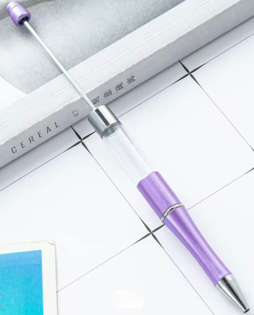 Shaker/Snowglobe beadable pens (Style 2)