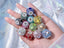 17mm Crystal Hearts and Rhineston Fancy Bead  Mix (5pcs)