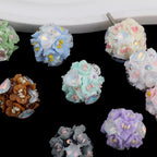 17mm Orchid Flower Fancy Bead  Mix (5pcs)