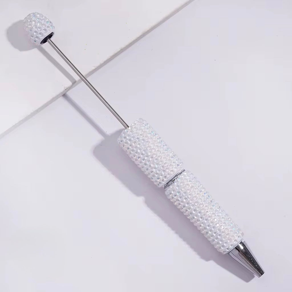 Clear Shinny Rhinestone Clay  Beadable Pens