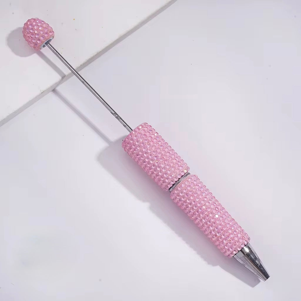 Clear Shinny Rhinestone Clay  Beadable Pens