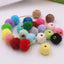 25mm Pom Pom Beads Mix