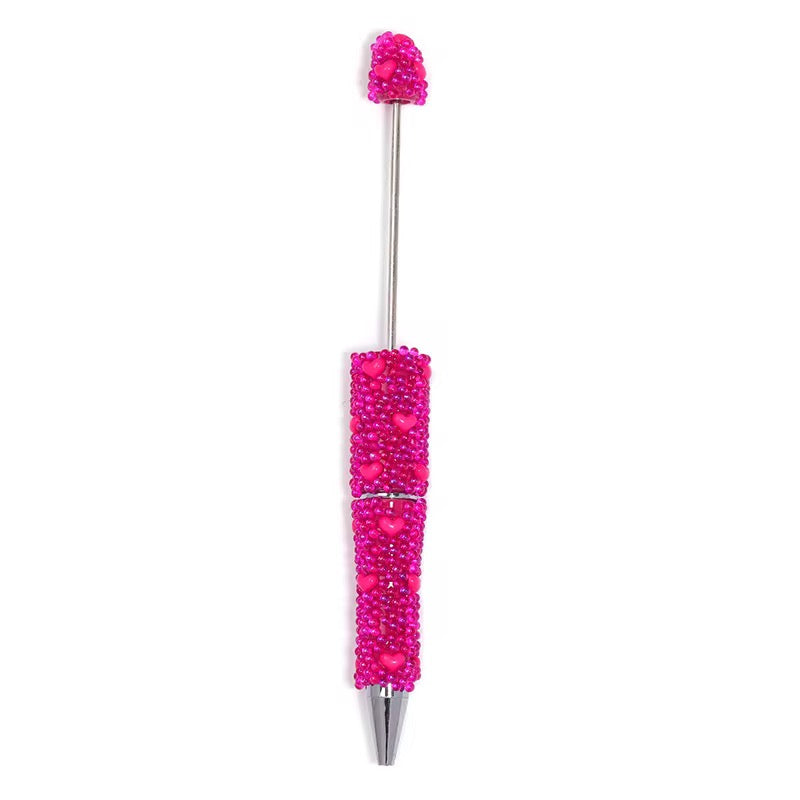 Love Heart Bubble Bright Beadable Pens