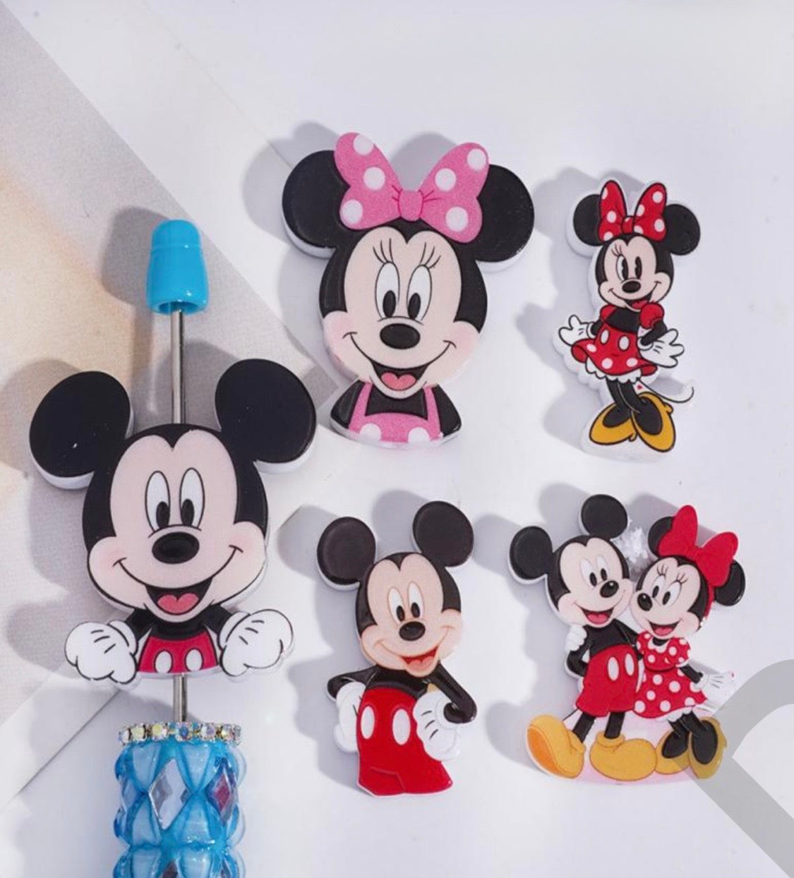 Mouse Acrylic Shaped Beads