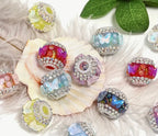 16mm Fancy Crystal Butterfly Beads-S22