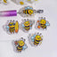 Cute Bees Acrylic Focal Mix