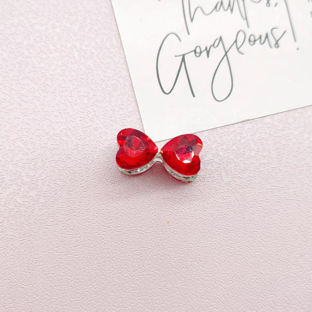 Metal Rhinestone Bow