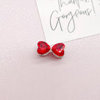 Metal Rhinestone Bow