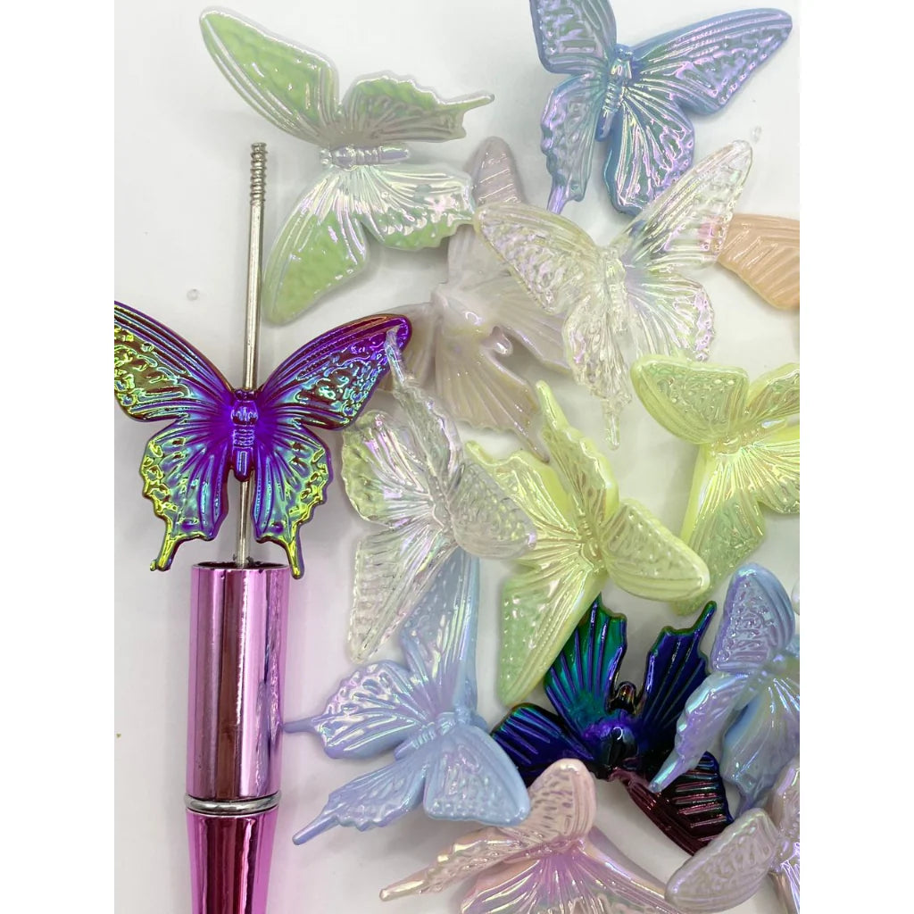 Butterfly Focal Bead Solid Mix (10Pcs) Main image
