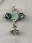 Metal Alloy Cross Rhinestone Beads