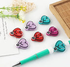 Heart-Shaped Stethoscope Silicone Focal Beads