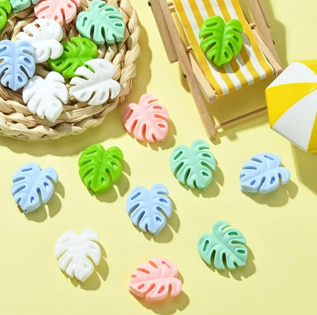 Monstera Leaf Silicone Focal
