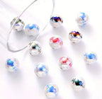 16mm Heartbeat Print AB Beads Mix-L21