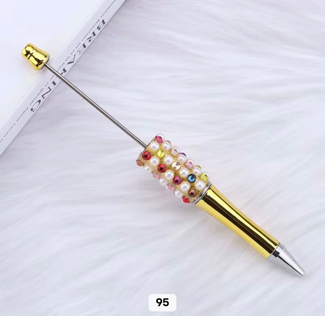 Rhinestone Pearl Shinny Metallic Beadable Pens